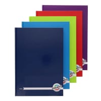 Premto A4 160Pg Hardback Notebook - 5 Asst