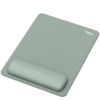 Fellowes Breyta XL Mouse Mat Wrist Rest XL Mouse Pad Wrist Support with Antibacterial Protection Ergonomic Mouse Mat Sage