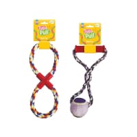 Durable and Strong Dog Rope Toy Assorted Pack of 24 312464