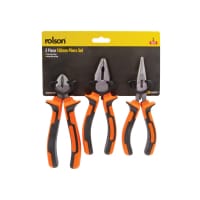 Rolson 3 Piece Pliers Set 150mm Pack of 6 20604