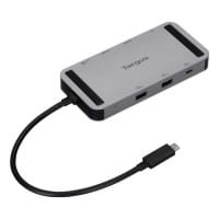 Targus DOCK429GL laptop dock/port replicator Wired USB4 Silver