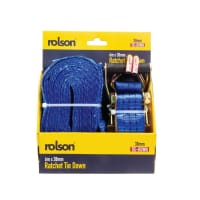 Rolson Heavy Duty Ratchet Tie Down 38mmx6m Pack of 8 44232