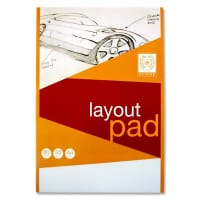 SILVINE A4 50gsm LAYOUT PAD - 80 SHEETS