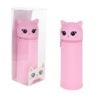 WORLD OF COLOUR CRITTER PENCIL CASE - PUSSY CAT