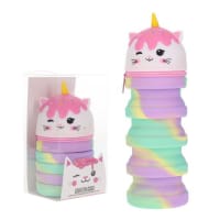 WORLD OF COLOUR EXPANDING CRITTER PENCIL CASE - CUPCAKE CAT