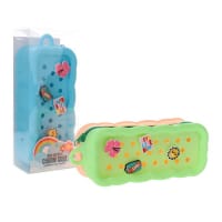 WORLD OF COLOUR CUTIE CRITTER'S CHARM PENCIL CASE - ASST