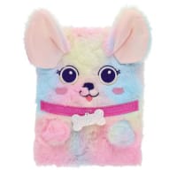 I LOVE STATIONERY A5 128pg FURRY FRIENDS NOTEBOOK - MARSHMALLOW