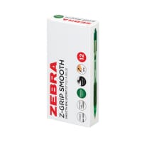 Zebra Z-Grip Retractable Ballpoint Green Pack of of 12 4901681030521