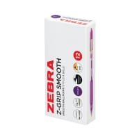 Zebra Z-Grip Retractable Ballpoint Violet Pack of of 12 4901681030545