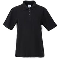Ladies Polo Shirt Black L
