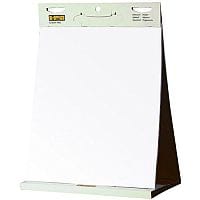 Bi-Office Table Top Self-Stick Flipchart Pad 585x500mm 20 Sheets White FL148303