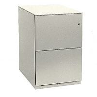 Bisley Note Pedestal Mobile 2 Filing Drawers White