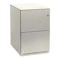 Bisley Note Pedestal Free Standing 2 Filing Drawers White