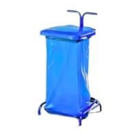 Stik Colour Coded Sackholder - Freestanding - Blue - 90Litre - Pedal Operated Lids-H600xW657xD432mm