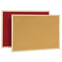 Bi-Office Cork/Felt 600x900mm Double-Sided Board FB0710010