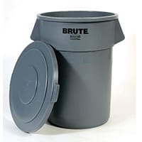 Brute Dustbin Heavy Duty Container 207.2 Litre Grey 382205
