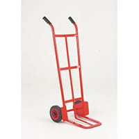 Builders Hand Truck Red Capacity 200Kg With Rubber Wheels 329059