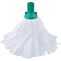 Contico Pack of 10 Standard Big White Exel Mop Head Green