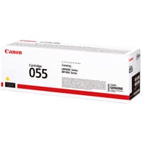 Canon 055 Laser Toner Cartridge Yellow (2100 page capacity) 3013C002