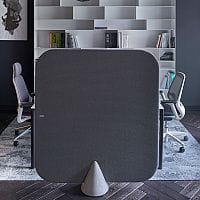 Cone Rectangular Free Standing Acoustic Screen W1300xH1400mm