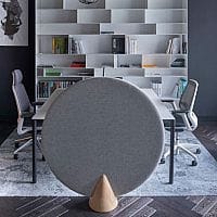 Cone Round Free Standing Acoustic Screen 1200mm