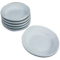 CPD 17cm Plate Pack of 6 White KDSNAV33