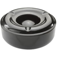 Beaumont Windproof Melamine Ashtray Black146mm