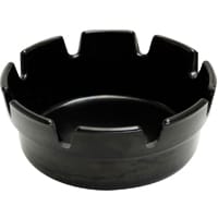 Beaumont Black Bakelite Crown Style Ashtray Single 101mm