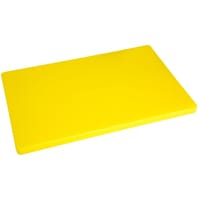 Hygiplas Extra Thick Low Density Yellow Chopping Board Standard