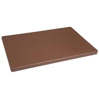 Hygiplas Extra Thick Low Density Brown Chopping Board Standard