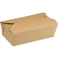 Colpac Recyclable Microwavable Food Boxes Rectangular 985ml / 34oz (Pack of 250)