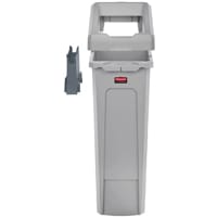 Rubbermaid Slim Jim Recycling Station Starter Kit 87Ltr