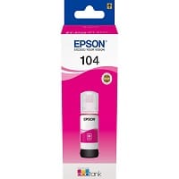 Epson EcoTank 104 - 70 ml - Magenta - original - ink tank - for EcoTank ET-2710, ET-2711, ET-2720, ET-2720 All-in-One Supertank Printer, ET-2726, ET-4700