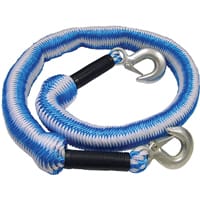Faithfull Tow Rope Expanding 4m Metal Hooks 3 Tonnes