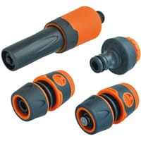 Faithfull Plastic Hose Fittings Starter Kit 1/2in