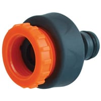 Faithfull Plastic Tap Hose Connector 1/2 & 3/4in