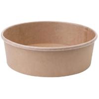Fiesta Compostable Round Kraft Salad Bowls 500ml / 18oz (Pack of 300)