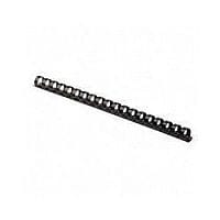 Fellowes Apex 8mm Black Plastic Comb Pack of 100 6200301