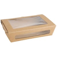 Fiesta Salad Box with PET Window 1200ml (Pack of 150)