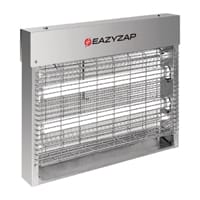 EazyZap LED Pest Killer Brushed Stainless Steel, 30m Range Single Pack