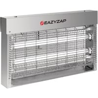 EazyZap LED Fly Killer Energy Efficient Stainless Steel, 100m Range, Single Pack