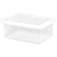 Wham Crystal Storage Box and Lid 17Ltr