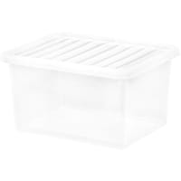 Wham Crystal Storage Box and Lid 37Ltr