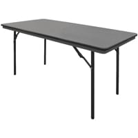 Bolero ABS Rectangular Folding Table Grey 5ft