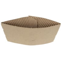 Fiesta Compostable Corrugated Cup Sleeves for 12/16oz Cups (Pack of 1000)