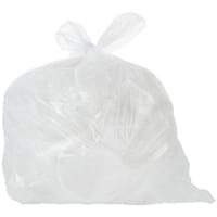 Jantex Pack of 1000 Small White Swing Bin Liners 50Ltr