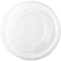 Vegware Compostable Hot Food Pot Flat Lids 170ml / 6oz and 230ml / 8oz