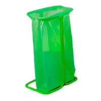 Stik Colour Coded Sackholder - Freestanding - Green - 90Litre - Open Top - H780xW290xD490mm