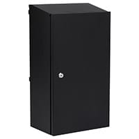 Burg Wachter Heavy Duty Weather Resistant Black Gate & Railings Post Box H550xW300xD202mm