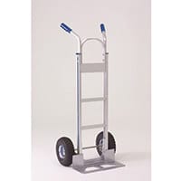 Hand Truck Open Footplate Aluminium With Pneumatic Wheels Capacity 200kg